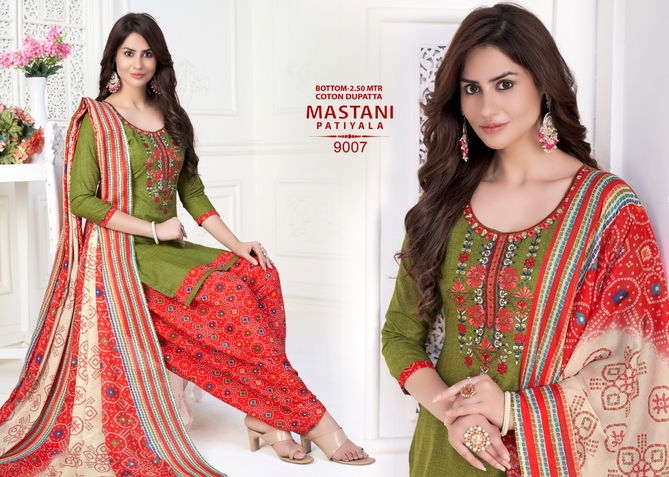 Mastani Patiyala 9 Printed Cotton Casual Daily Wear Dress Material Collection